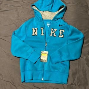 Nike Teal Kids Full-Zip Hoodie